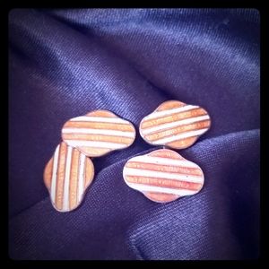 Vintage Enamel Cufflinks